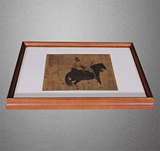 怀来书画装裱配框服务案例